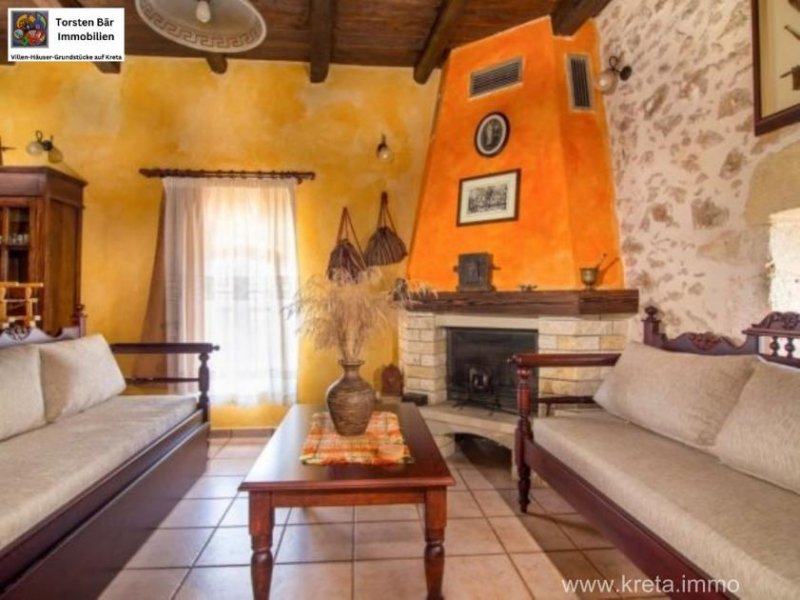 Samonas Kreta, Samonas Steinvilla "Orange Villa" 81,16m² Wfl. Pool Meerblick Haus kaufen